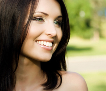 Smiling beautiful woman